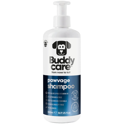 Buddy Care Dog Shampoo - Pawvage - 500ml / 16.9 fl oz
