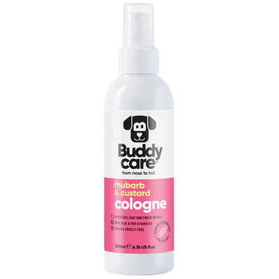 Buddycare Dog Cologne - Rhubarb & Custard - 200ml / 6.76 fl oz