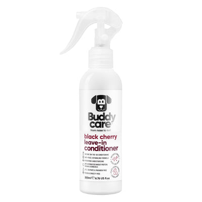 Buddycare Dog Leave-In Conditioner - Black Cherry - 200ml / 6.76 fl oz