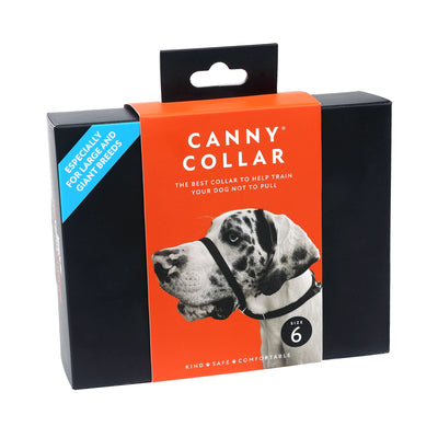 Canny Collar No-Pull Dog Headcollar - Black – Size 6