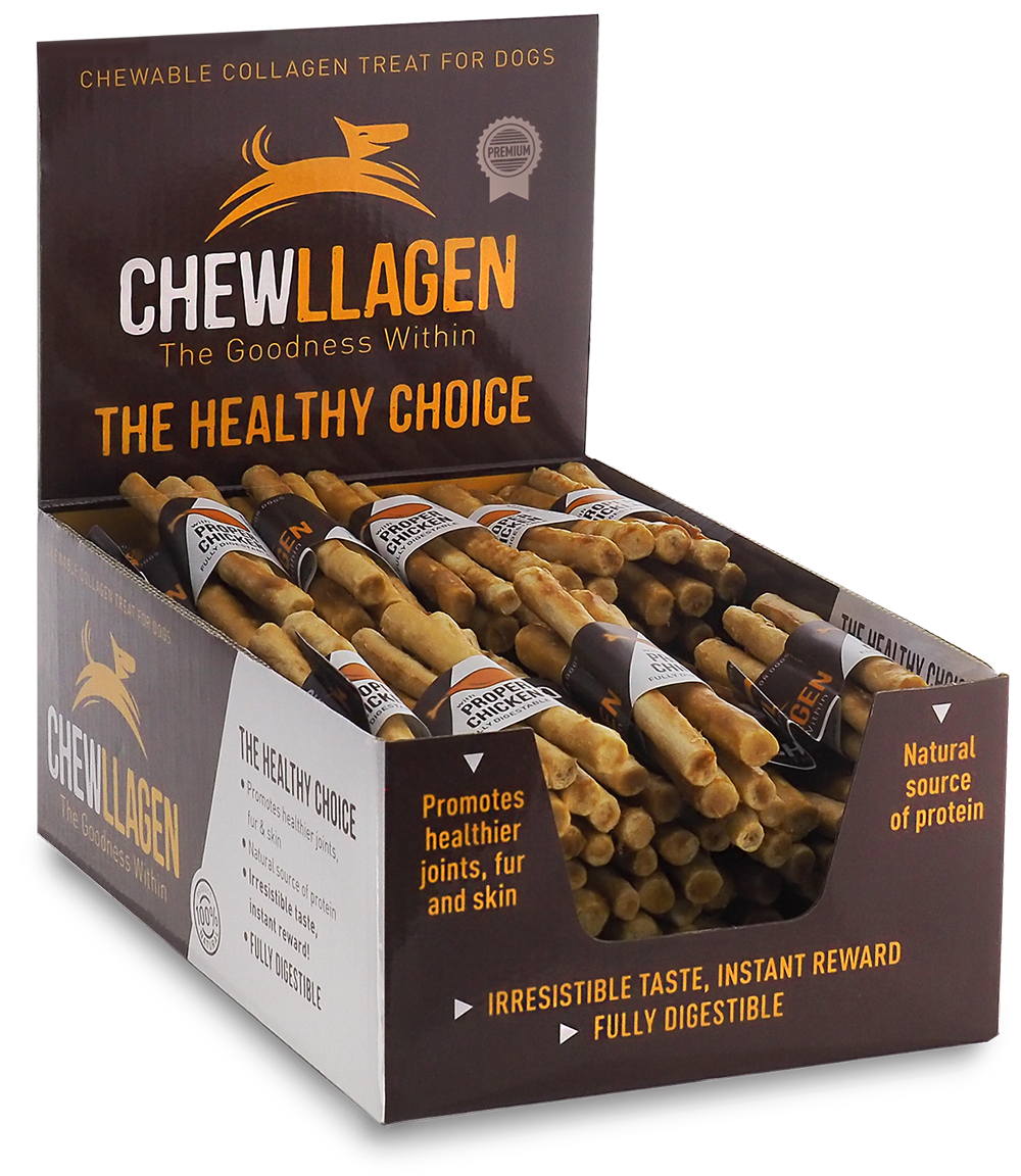 Chewllagen Mini Roll 5" 10mm 5pk Chicken 40