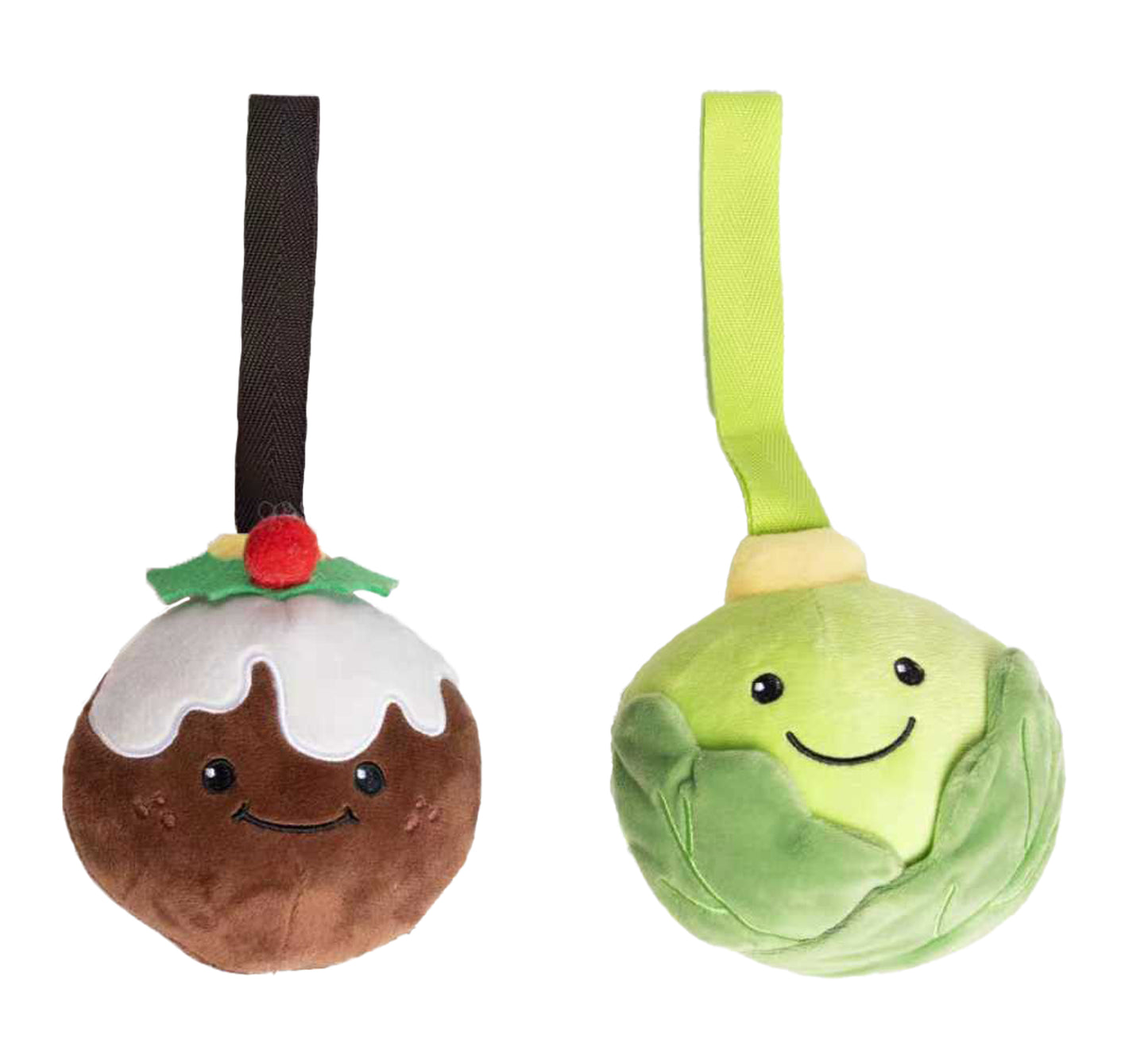 Food Fight Flingers Christmas Plush Dog Toy