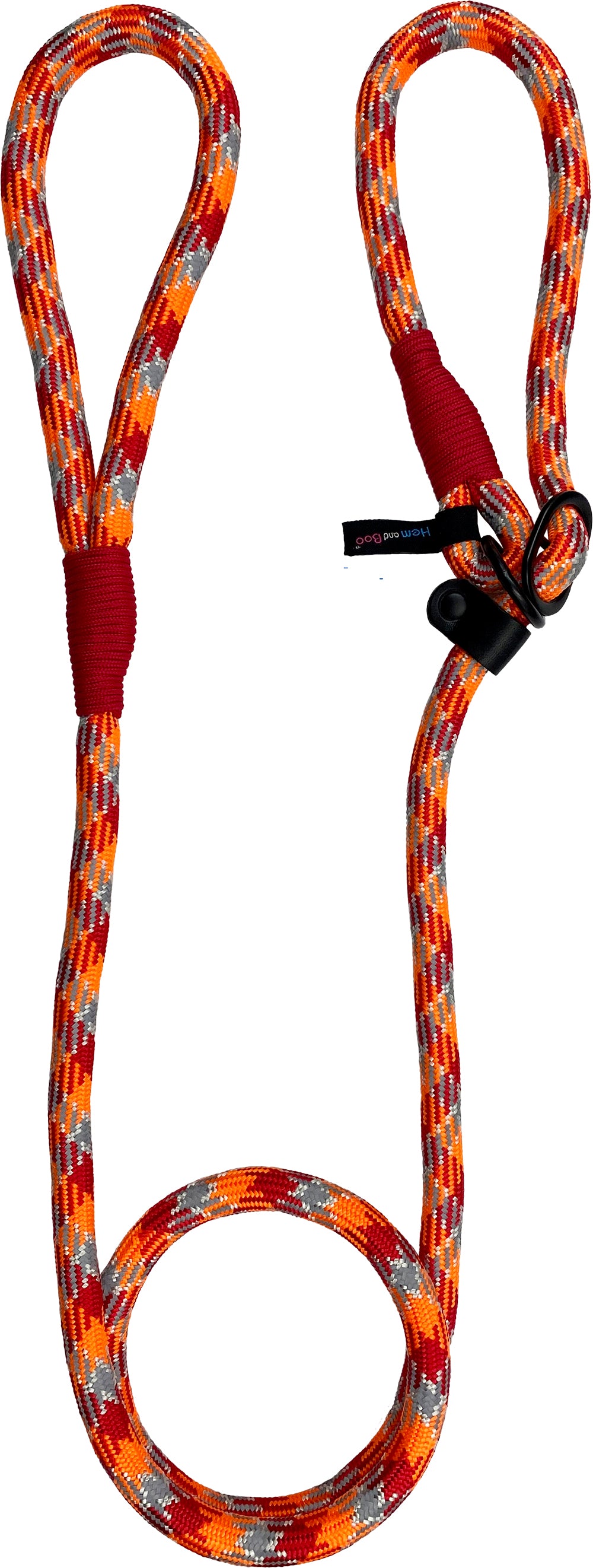 Sports Performance Rope Slip Lead Red Orange 1.4 x 150cm