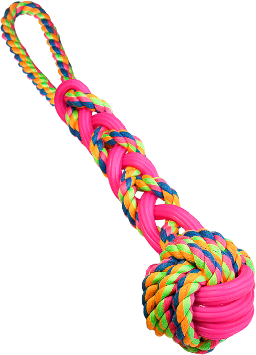 Tough TPR Rope Interwoven Toy