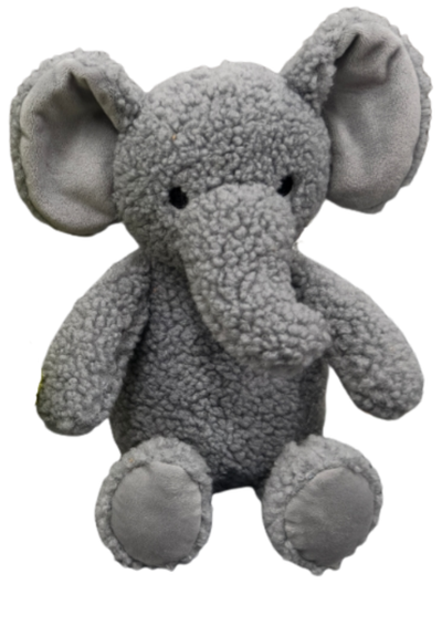 Hem and Boo Safari Elephant Plush Dog Toy