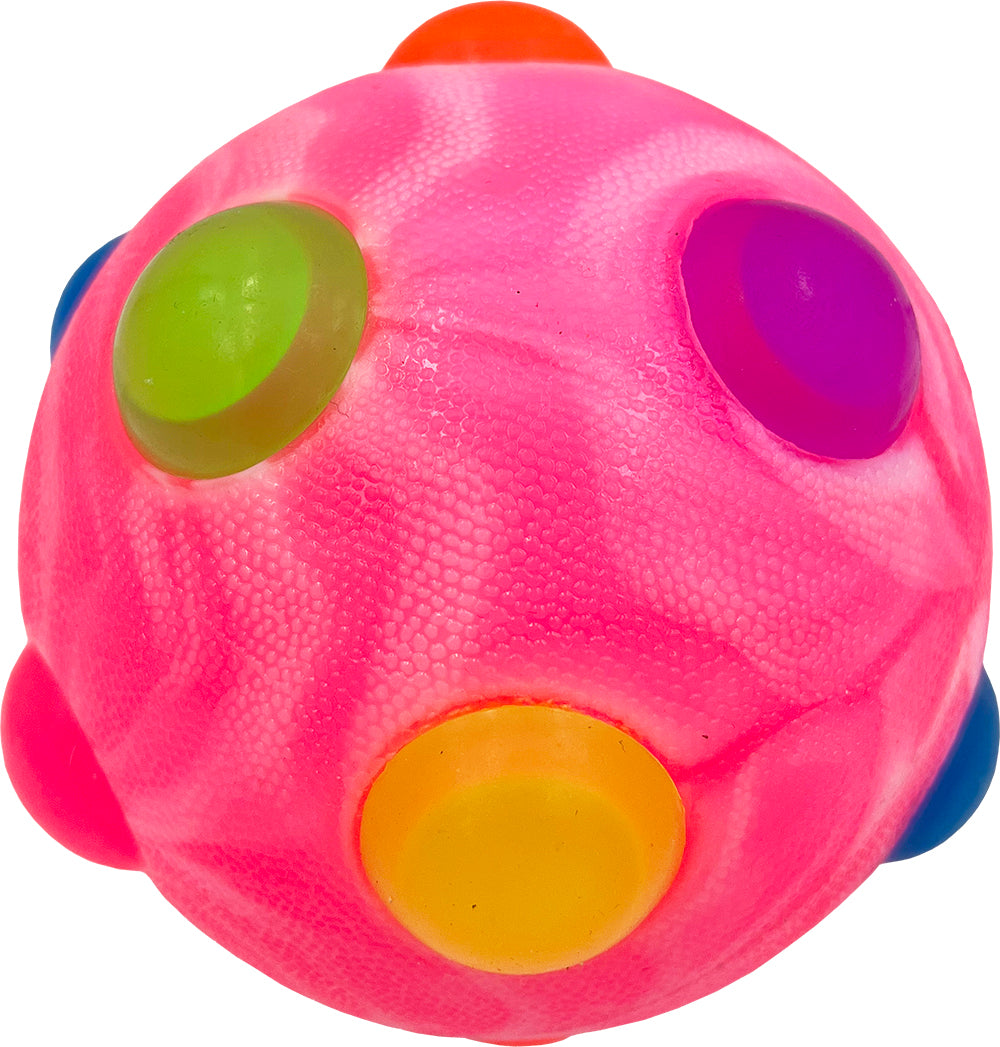 Flashing Nobbly Ball 10cm