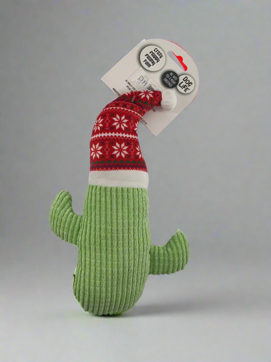 Clive Cactus Plush Dog Toy