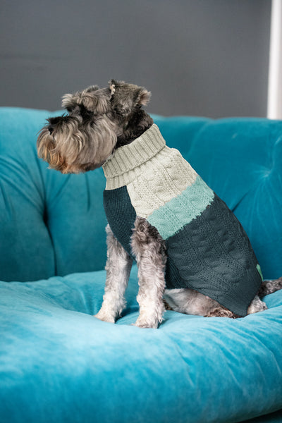 Sotnos Colour Block Aqua Jumper S NEW