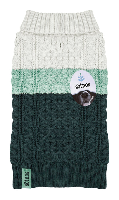 Sotnos Colour Block Aqua Jumper S NEW