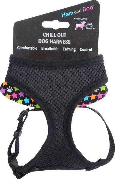 Hem&Boo Soft Mesh Harness Small Black