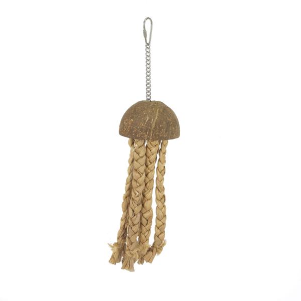 Naturals Woven Jellyfish Bird Toy