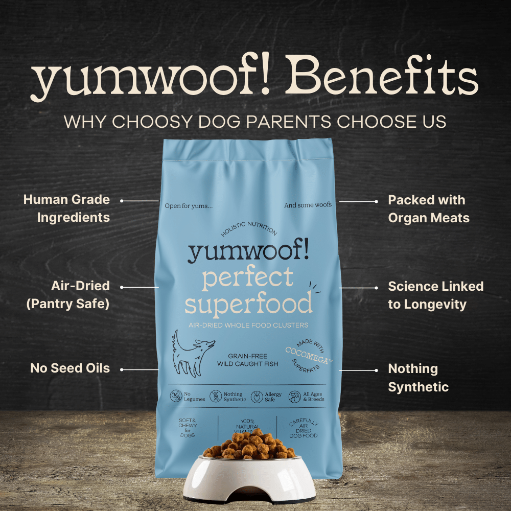 Yumwoof! Wild Caught Fish Air Dried Dog Superfood - 400g