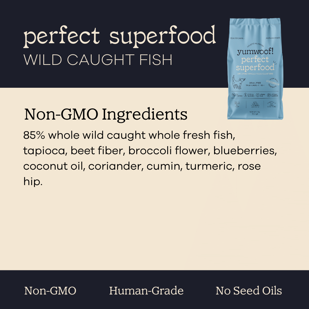 Yumwoof! Wild Caught Fish Air Dried Dog Superfood - 400g