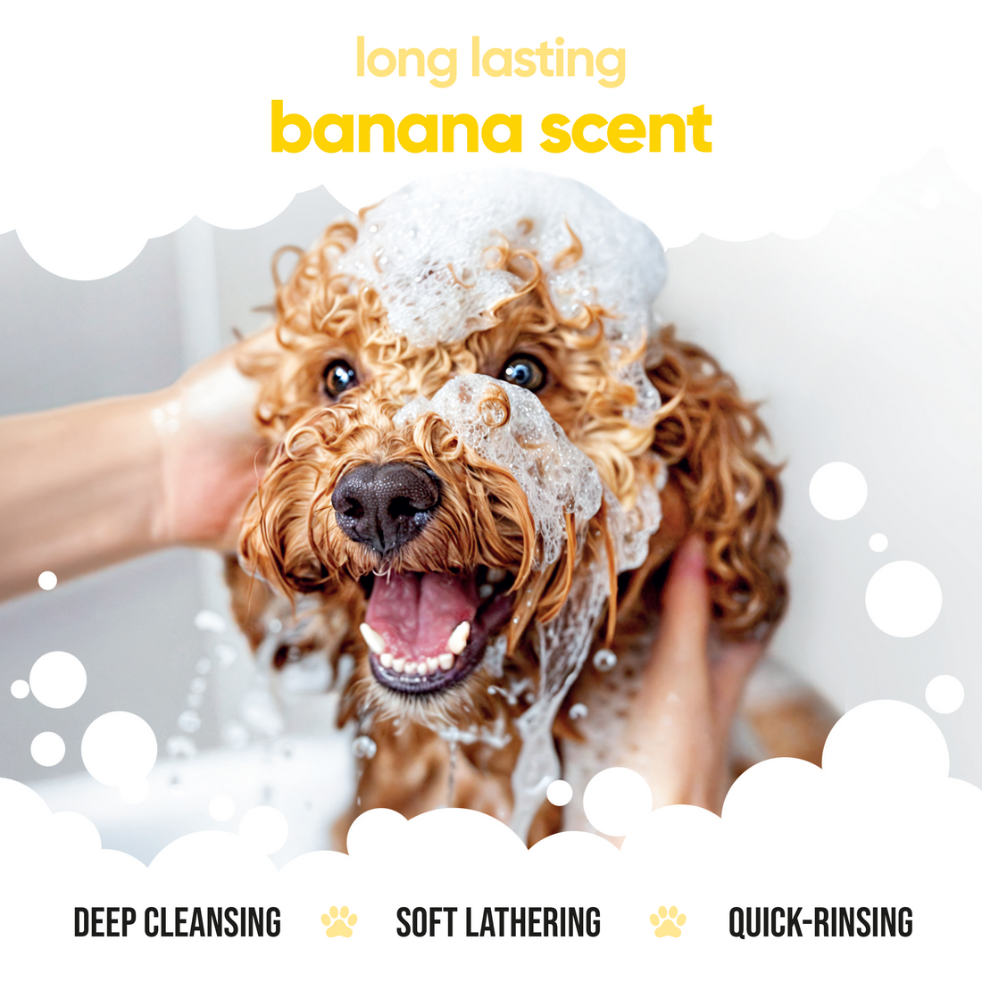 Buddycare Dog Shampoo - Banana - 500ml / 16.9 fl oz