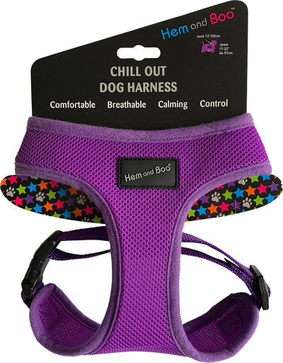 Hem&Boo Soft Mesh Harness Small Purple