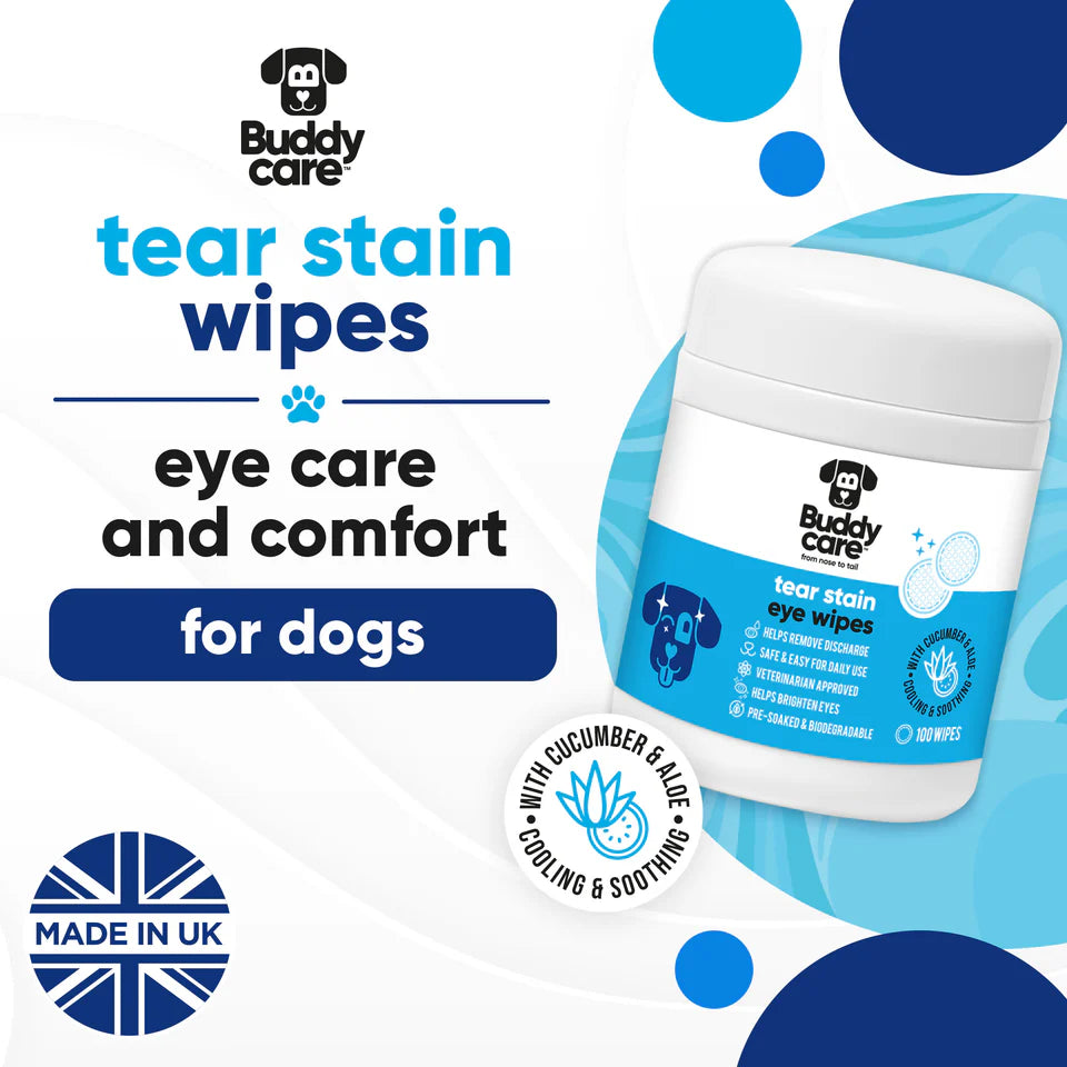 Buddycare Dog Tear Stain Wipes (100ct)