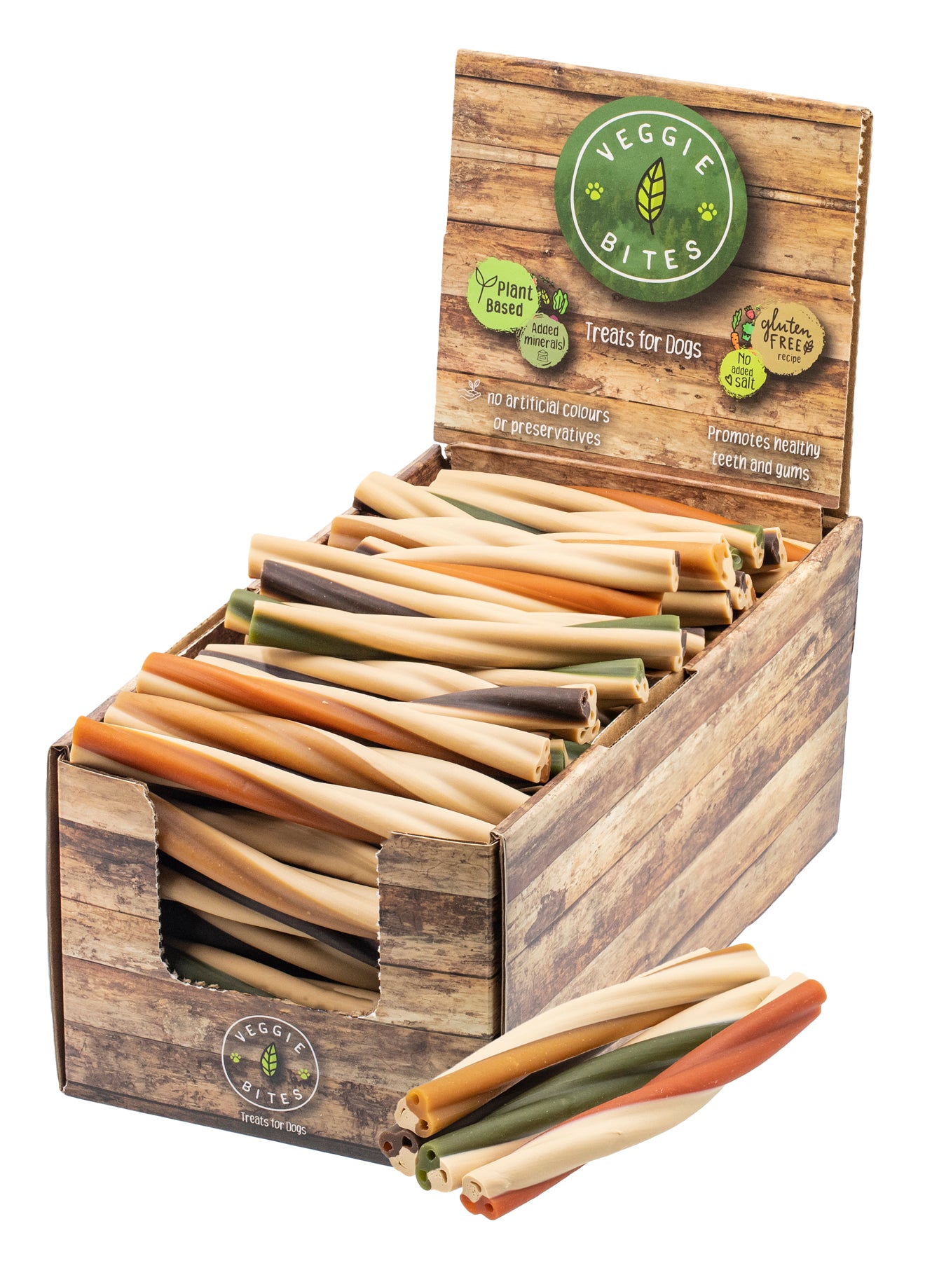 Veggie Bites Hollow 5" Sticks 2.5kg  (approx 138 pieces) NEW