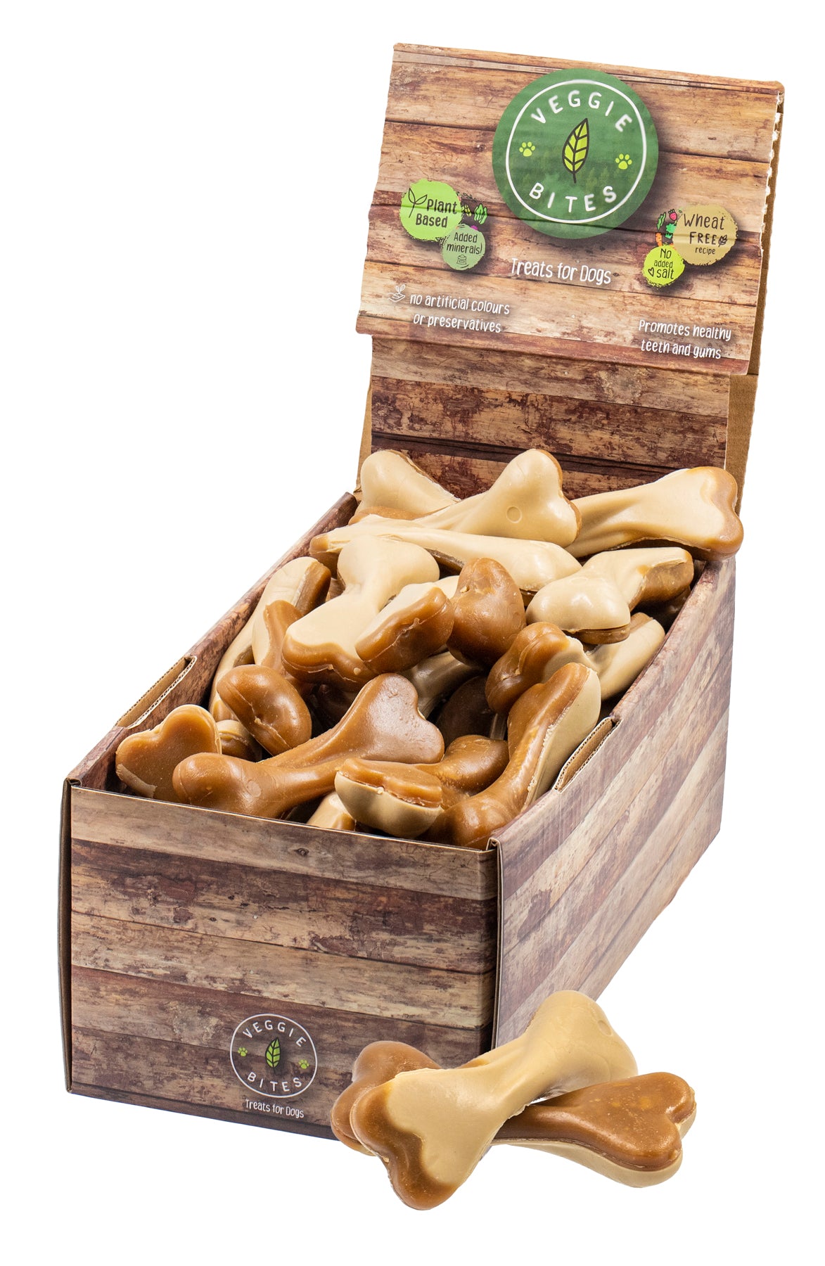 Veggie Bites Peanut Butter 5” Bone (approx 40 pieces) NEW