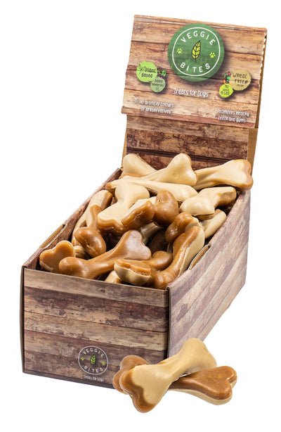 Veggie Bites Peanut Butter 5” Bone (approx 40 pieces) NEW