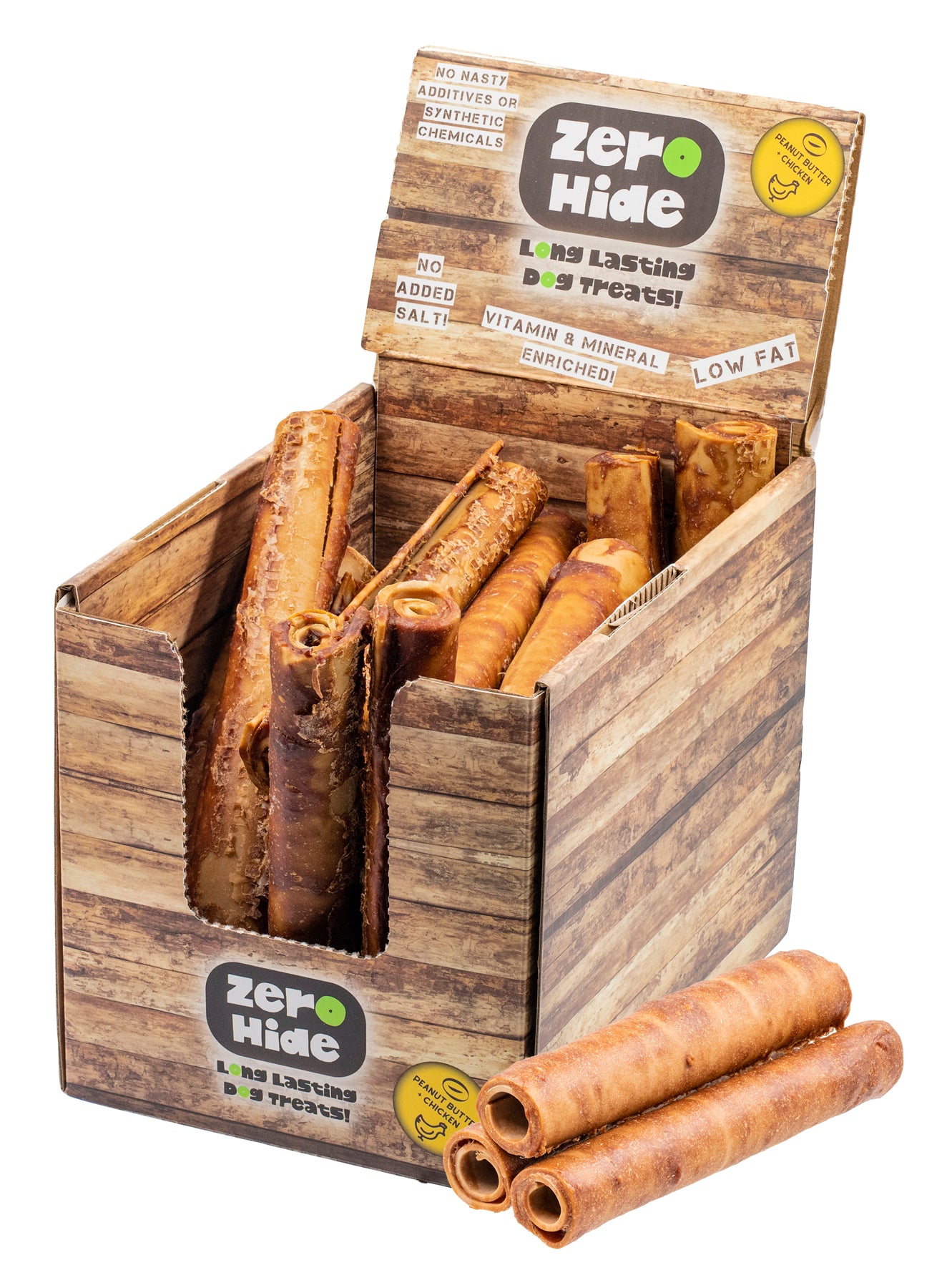 Zero Hide Peanut Butter Large Chew 2.4kg – K9&CO