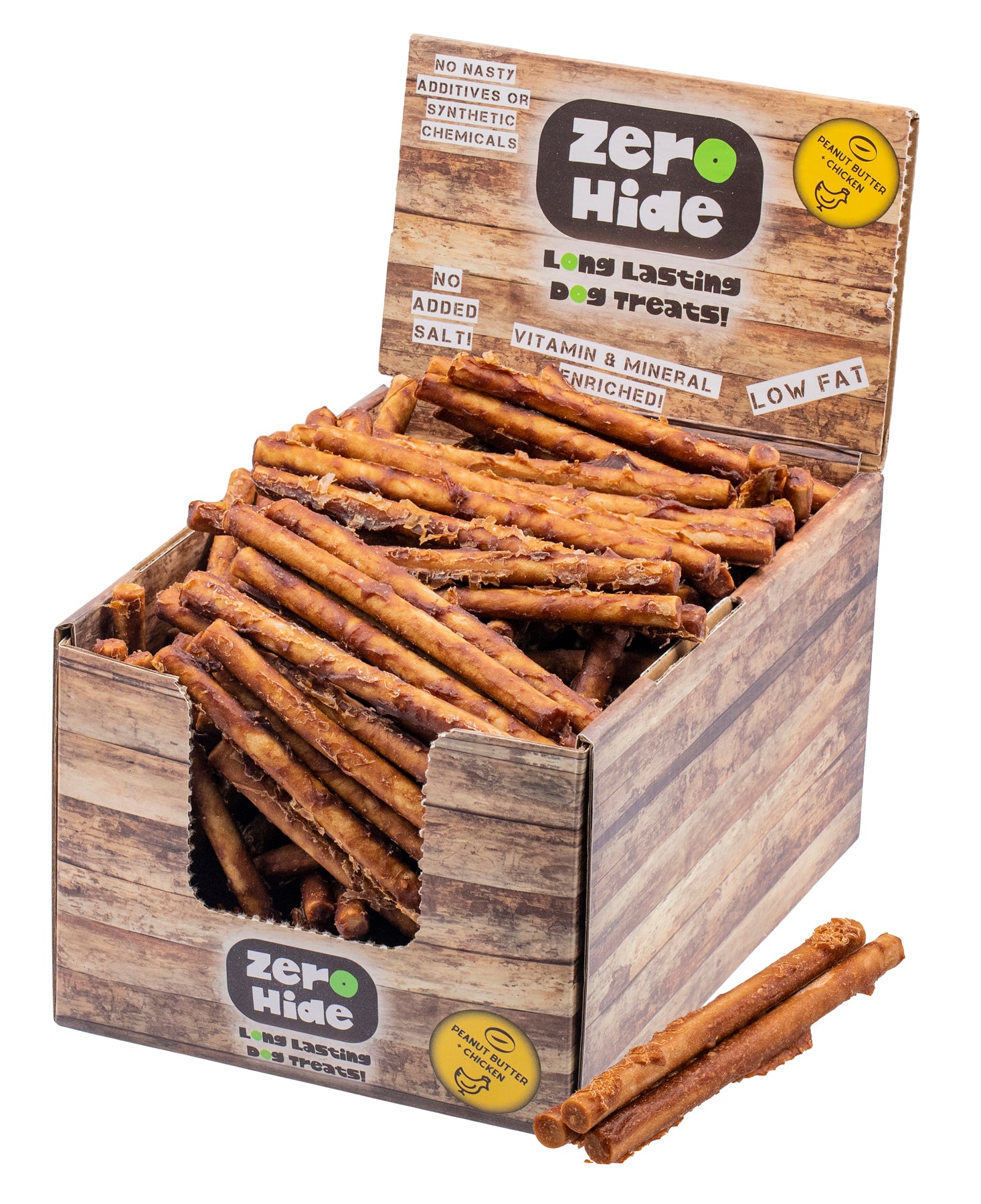 Zero Hide Peanut Butter Small Chew Rolls Small 2.5kg – K9&CO
