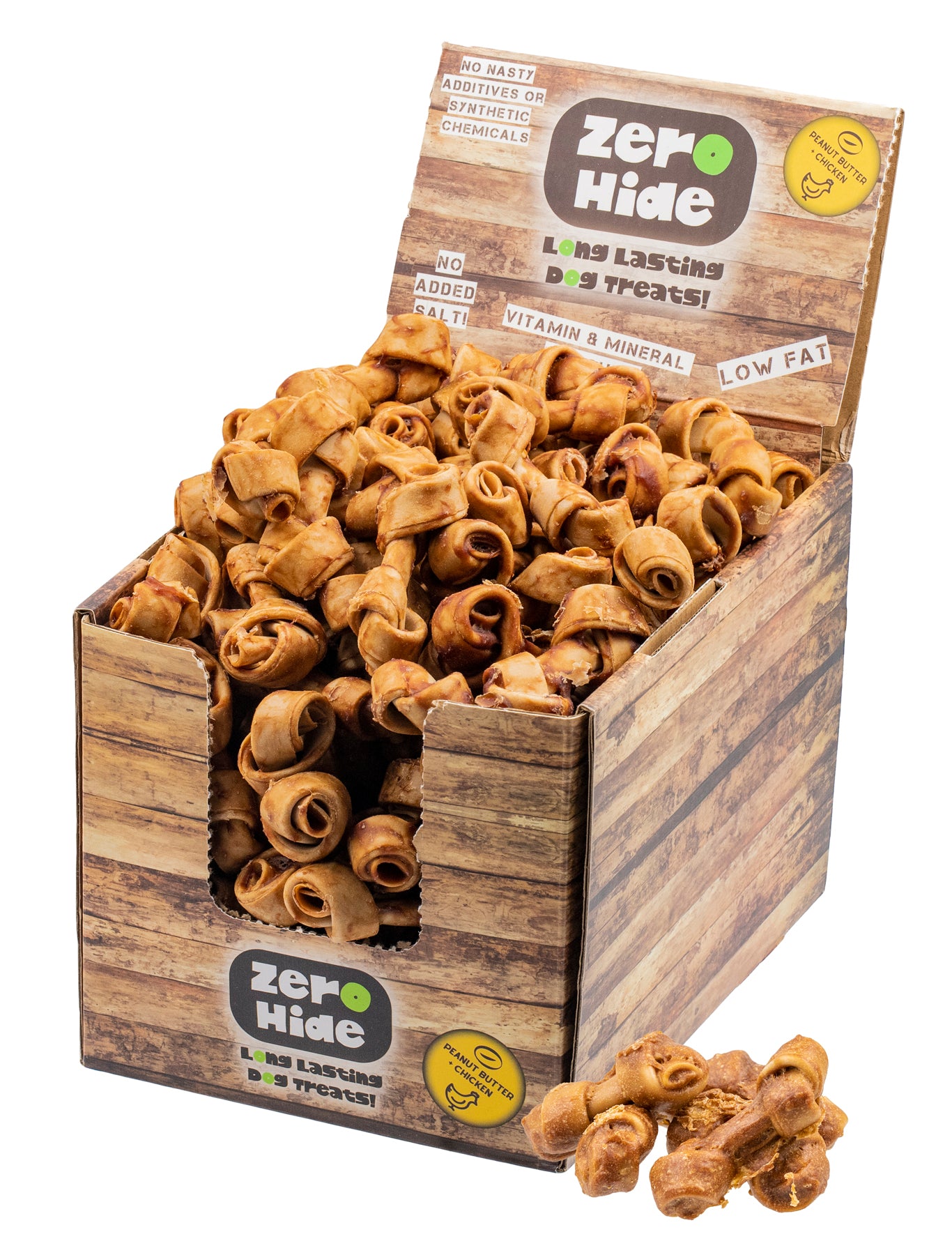 Zero Hide Peanut Butter Mini Knots (130) – K9&CO