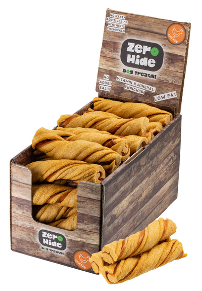 Chicken Zero Hide 5" Puffed Twist Stick 1.6kg *NEW*