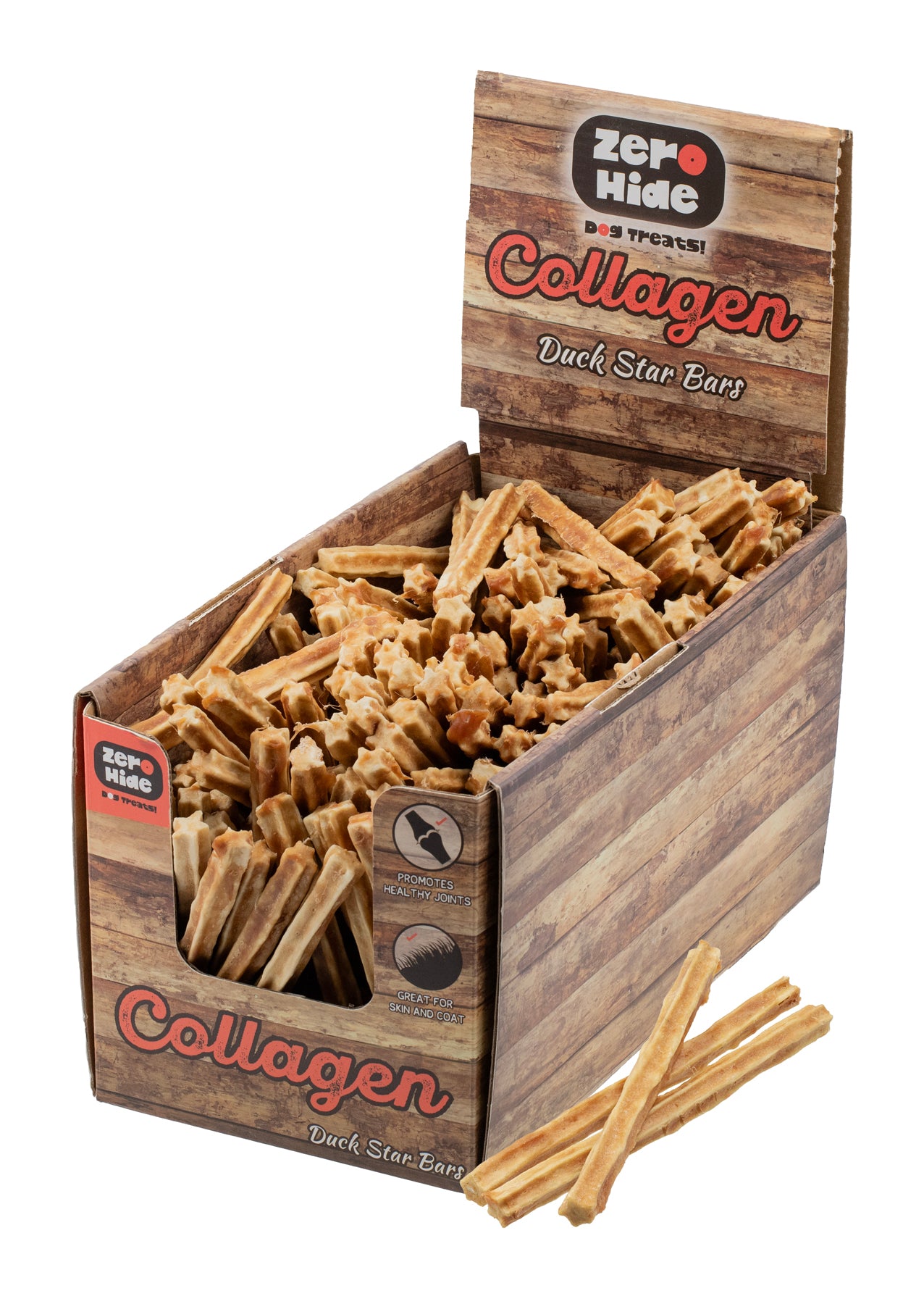 Zero Hide Collagen Star Bars 1.8kg with Display Box (approximately 210 pieces)