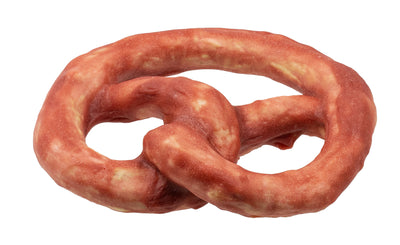 Zero Hide Collagen Salmon Pretzels 0.8kg with Display Box (approximately 16 pieces)