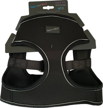 Hem&Boo Soft Mesh Harness Black Large