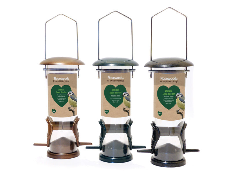 Deluxe Seed Bird Feeder - Small - disc