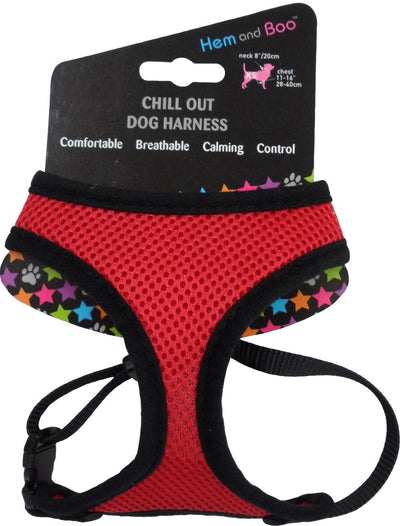 Hem&Boo Soft Mesh Harness XSmall Red