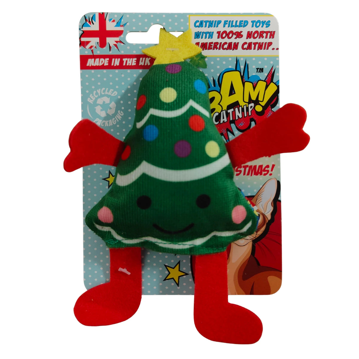 BAM! Christmas Tree Catnip Cat Toy Z