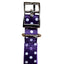 Polka Dot Nylon Collar Purple Medium