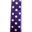 Polka Dot Nylon Collar Purple Medium