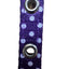 Polka Dot Nylon Collar Purple Small