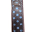 Polka Dot Nylon Collar Brown Small