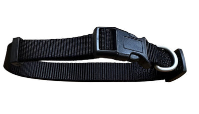 Nylon Collar Black Medium