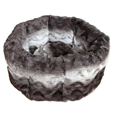 Grey & Cream Snuggle Bed 32"