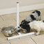 Adj Height Stand + 2 X 9.5" S/S Dish