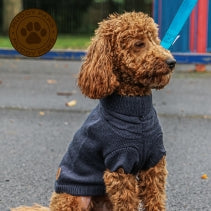 Small Navy Cable Knit Jumper