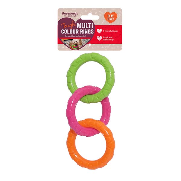 Tough Toys Multi-Colour Rings M