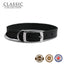 18" Plain Sewn Collar Black Size 4