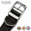 18" Plain Sewn Collar Black Size 4