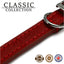 Ancol Classic Red Leather Dog Collar 45-54cm Size 6