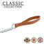 32" Ex Heavy Chain Lead Trig Tan