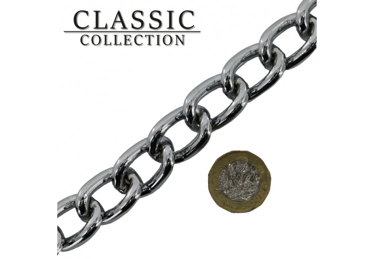 32" Black Extra Heavy Chain Lead With Trigger