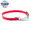 Red Nylon Semi Choker Size 4-7 19mm