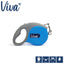 Small Viva Blue Retractable Lead