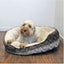 Grey & Cream Snuggle Bed 32"